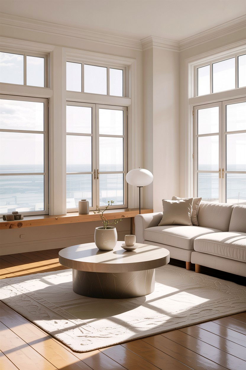 Minimalist coastal living room - 30 hamptons living room ideas