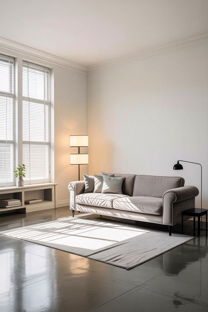 Minimalist cool living room - 30 cool toned living room ideas