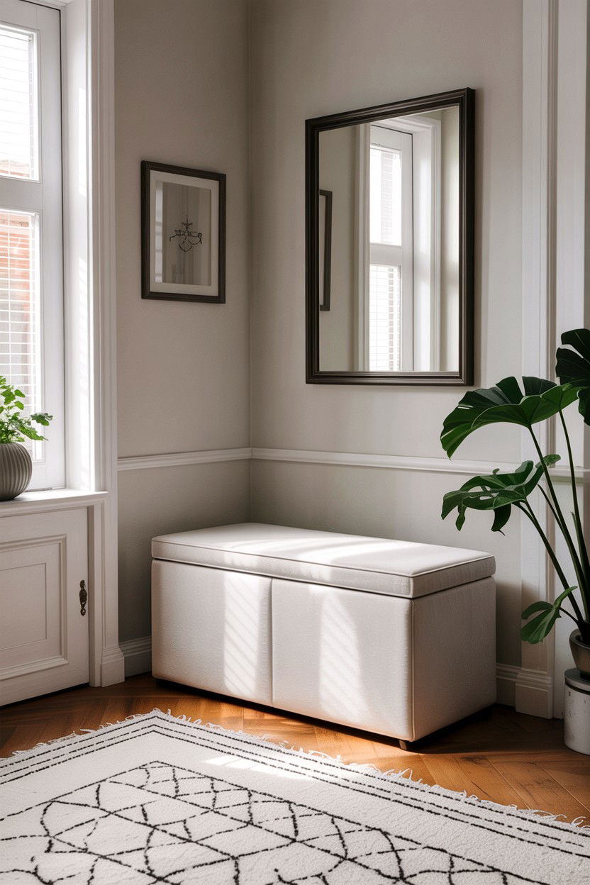 Minimalist storage bench - 30 bedroom storage benches