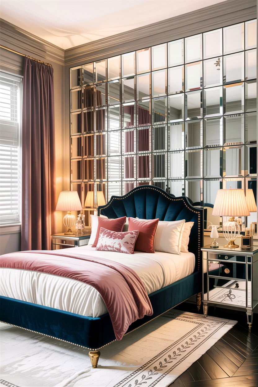 Mirror Wall - 30 bedroom accent walls