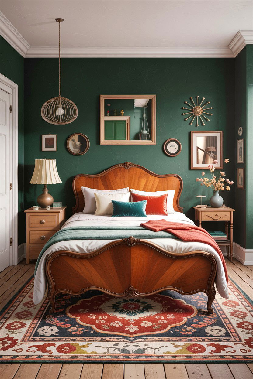 Mismatched Furniture Bedroom - 30 eclectic bedroom ideas