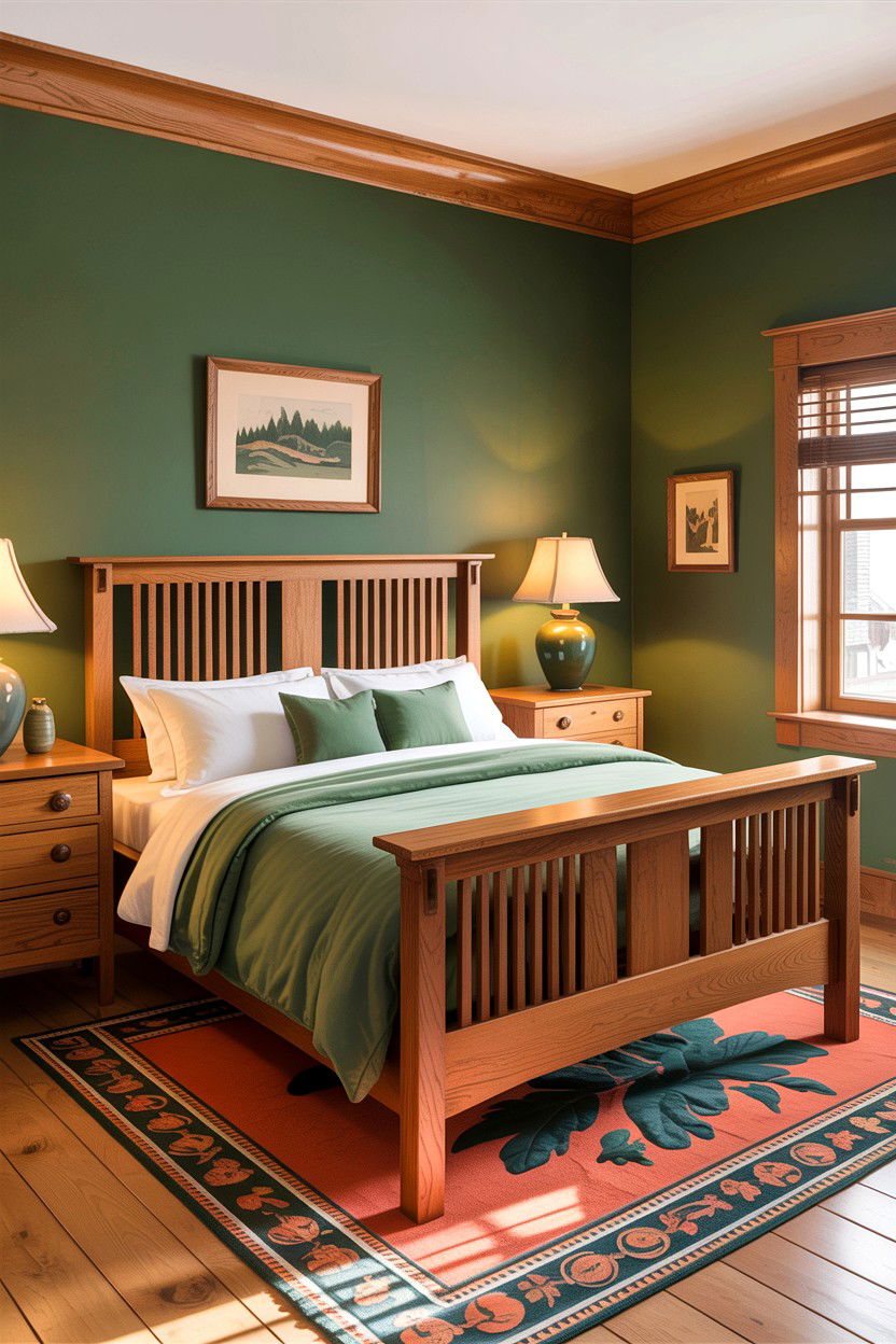 Mission Style Bedroom - 30 antique bedroom ideas