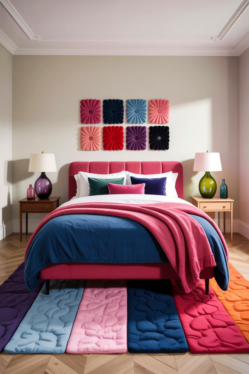 Mixed Berry Color Palette - 30 berry bedroom ideas