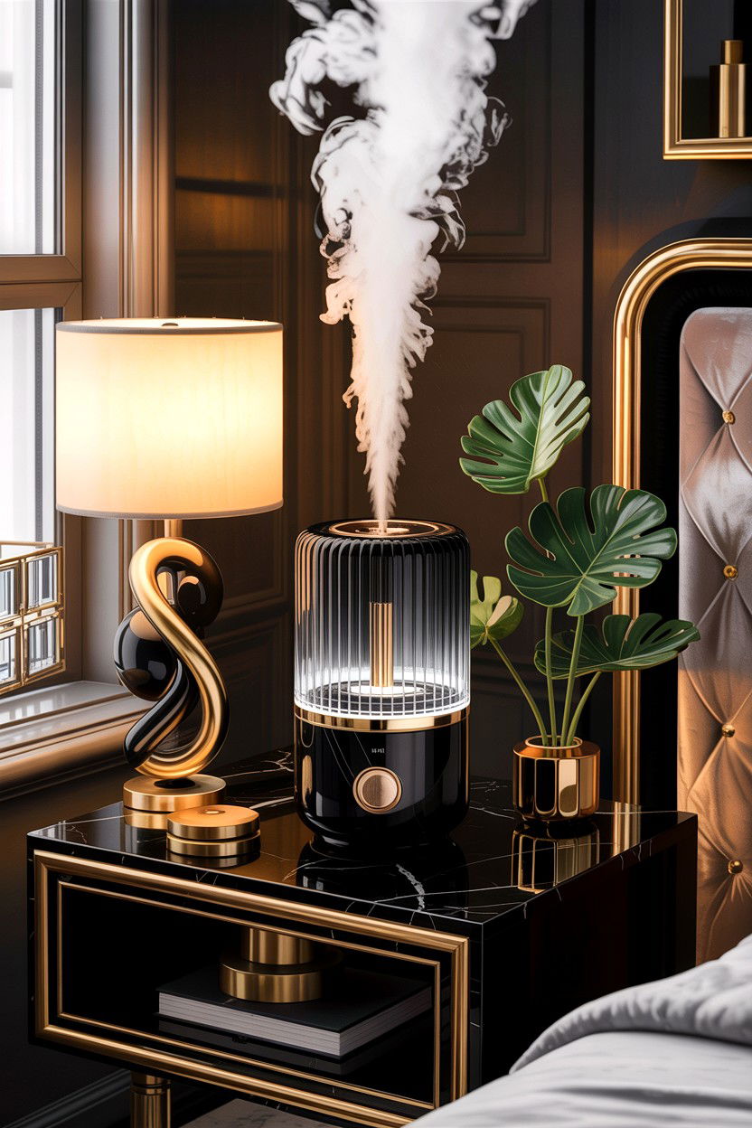 Modern Aesthetic Humidifier - 30 bedroom humidifiers