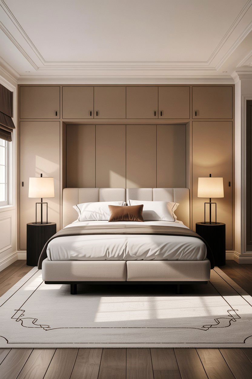 Modern Beige Bedroom - 30 warm beige bedroom ideas