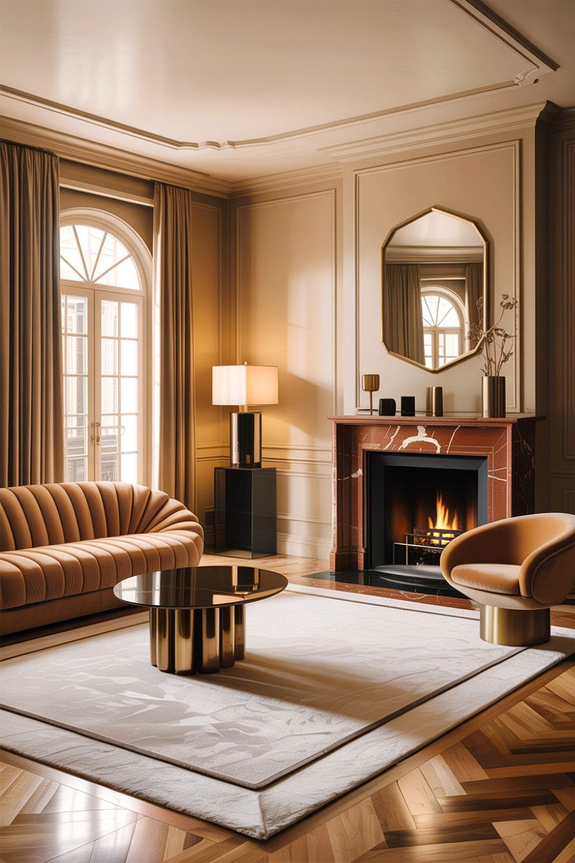 Modern Beige Living Room - 30 all beige living room ideas