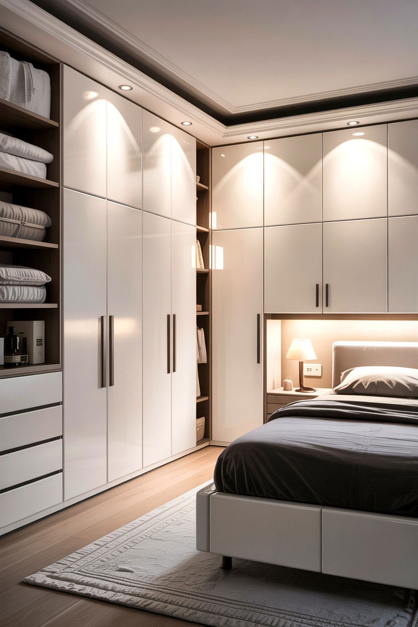 Modern Built In Storage Bedroom - 30 Swedish bedroom ideas