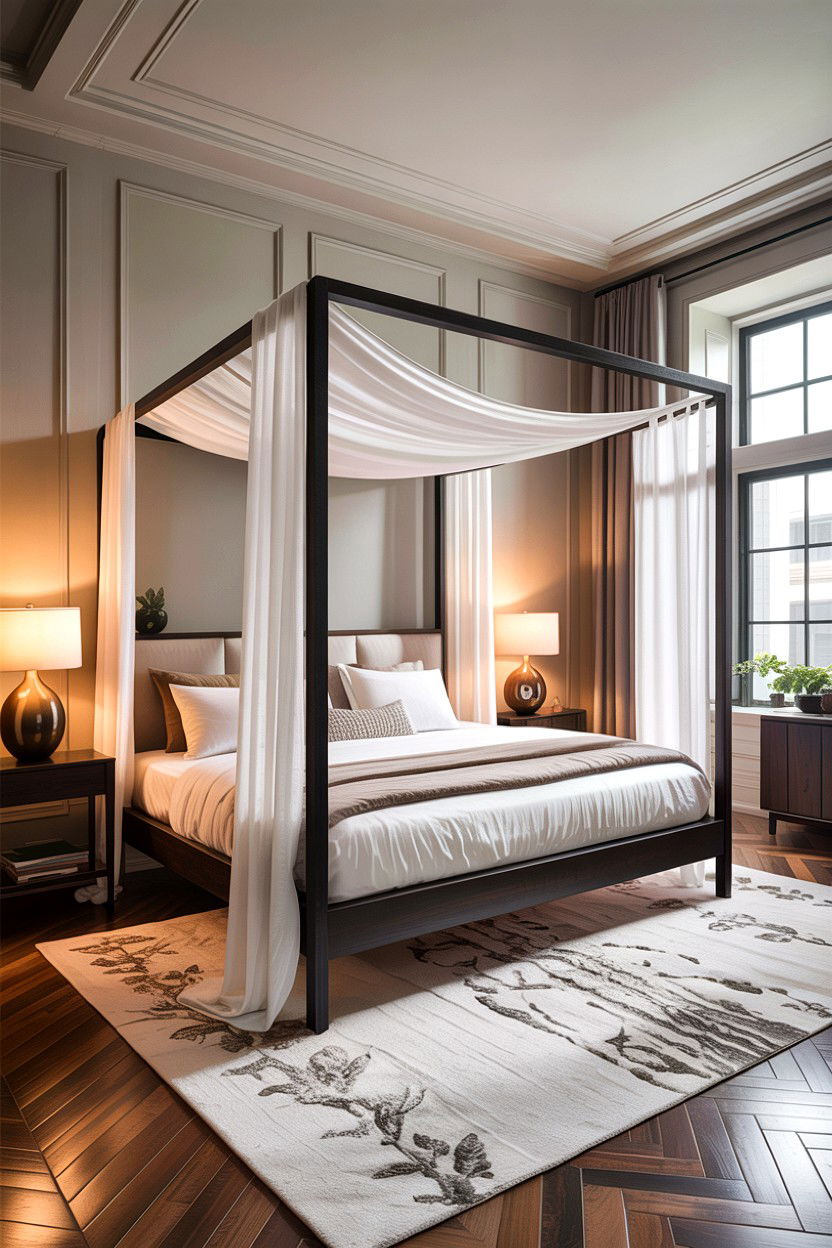 Modern Canopy Bed Design - 30 bedroom bed ideas