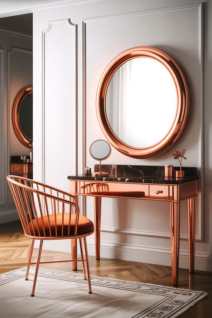 Modern Copper Bedroom Furniture - 30 copper accent bedroom ideas