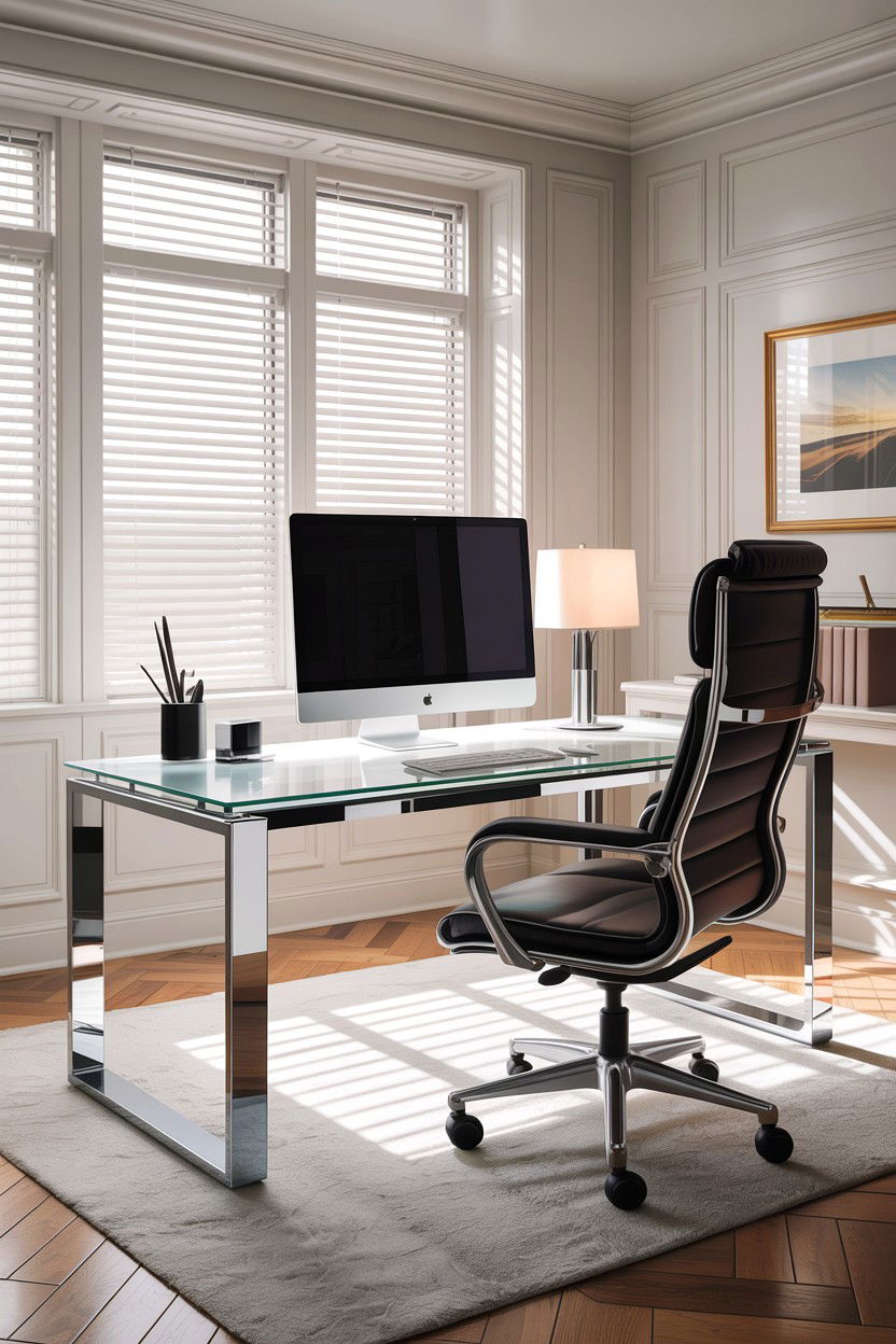 Modern Desk - 30 bedroom study desk ideas