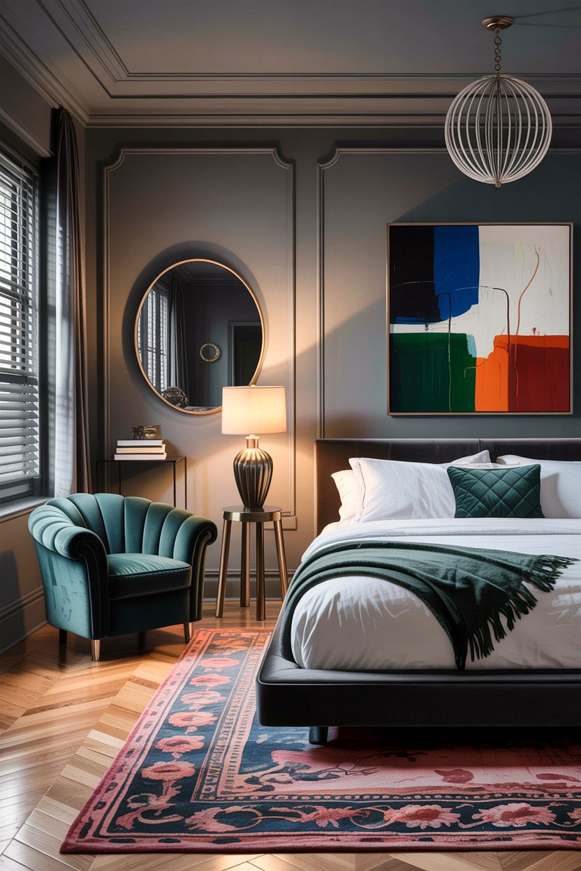 Modern Eclectic Bedroom - 30 eclectic bedroom ideas