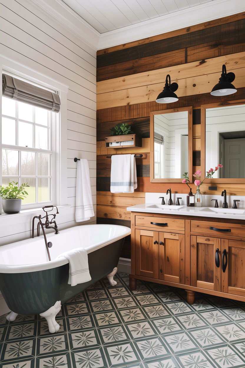 Modern Farmhouse Bathroom - 30 ideal bathroom ideas