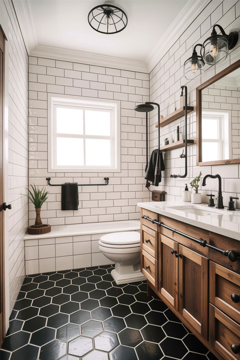 Modern Farmhouse Bathroom - 30 jaw-dropping bathroom ideas