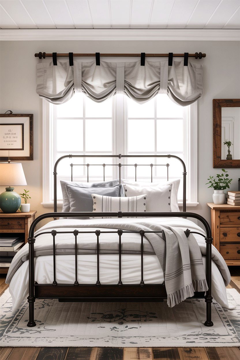 Modern Farmhouse Valance - 30 bedroom window valances