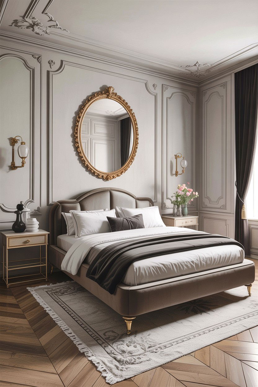 Modern French Bedroom - 30 French bedroom ideas