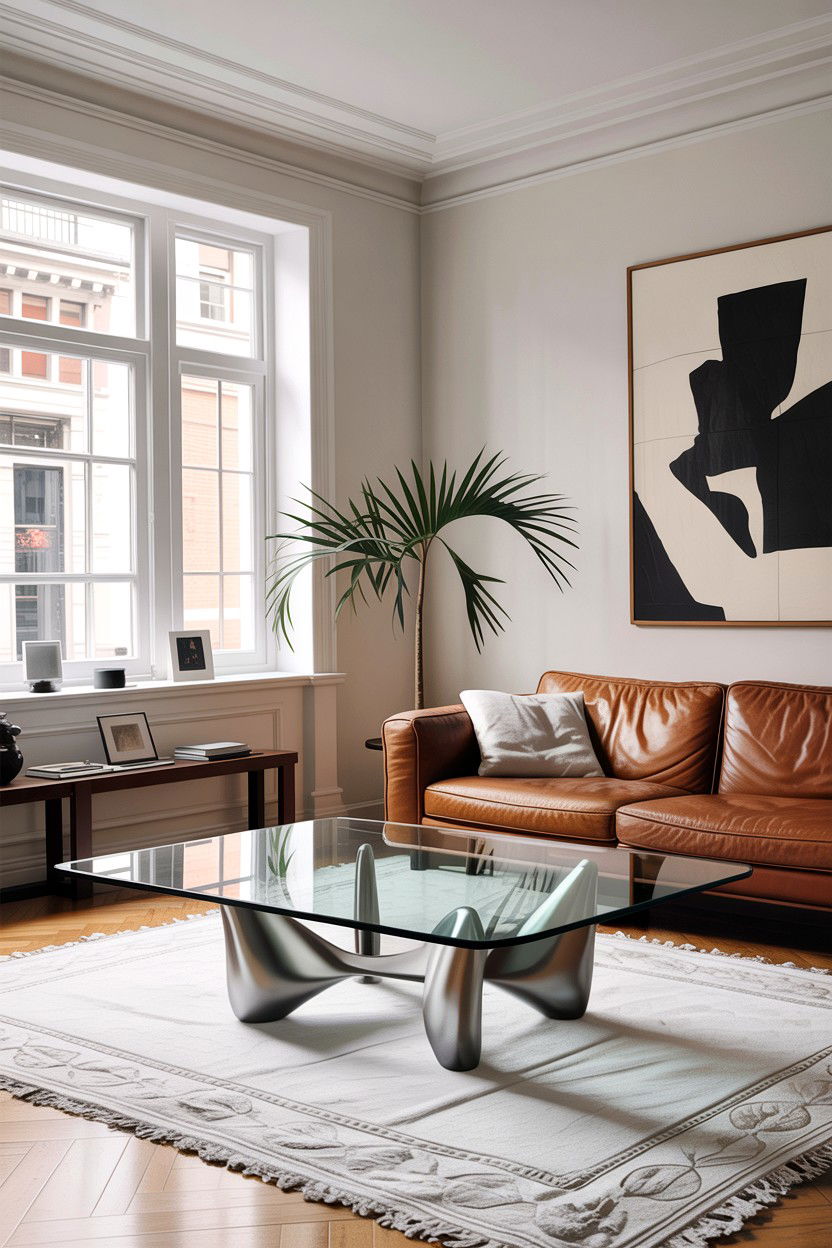 30 Stylish Living Room Glass Coffee Tables