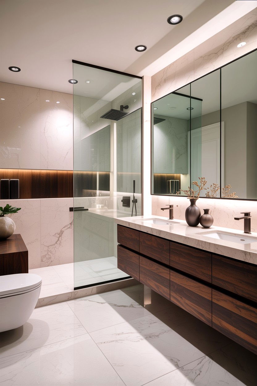 Modern Master Bathroom - 30 gorgeous bathroom ideas