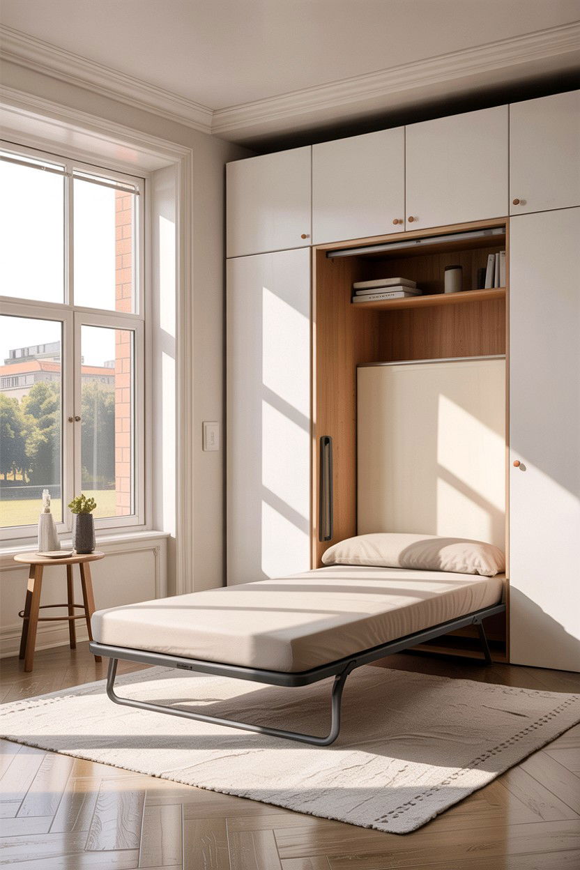 Modern Minimalist Fold Down Bed - 30 bedroom fold down bed ideas