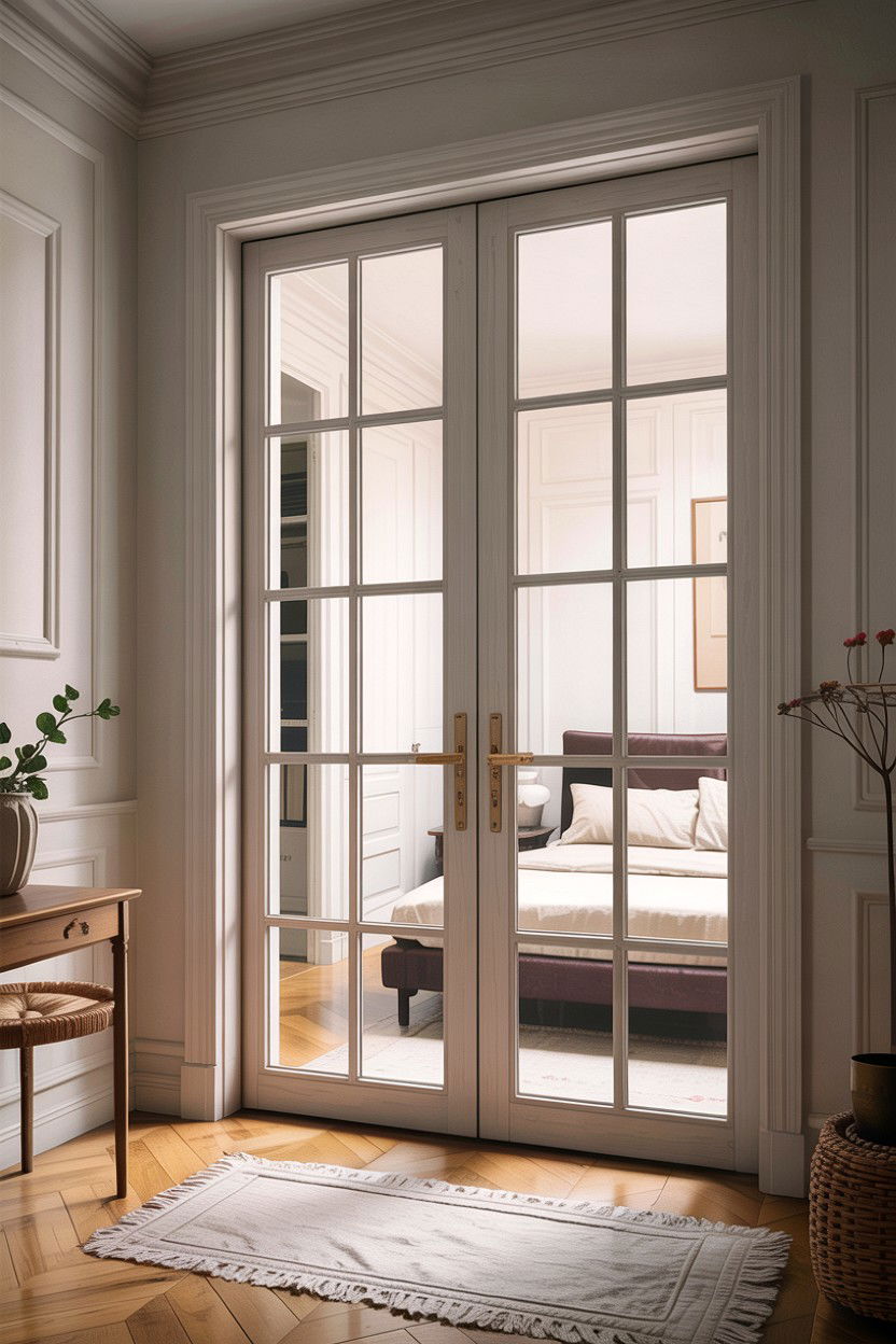 Modern Minimalist French Doors - 30 bedroom french doors