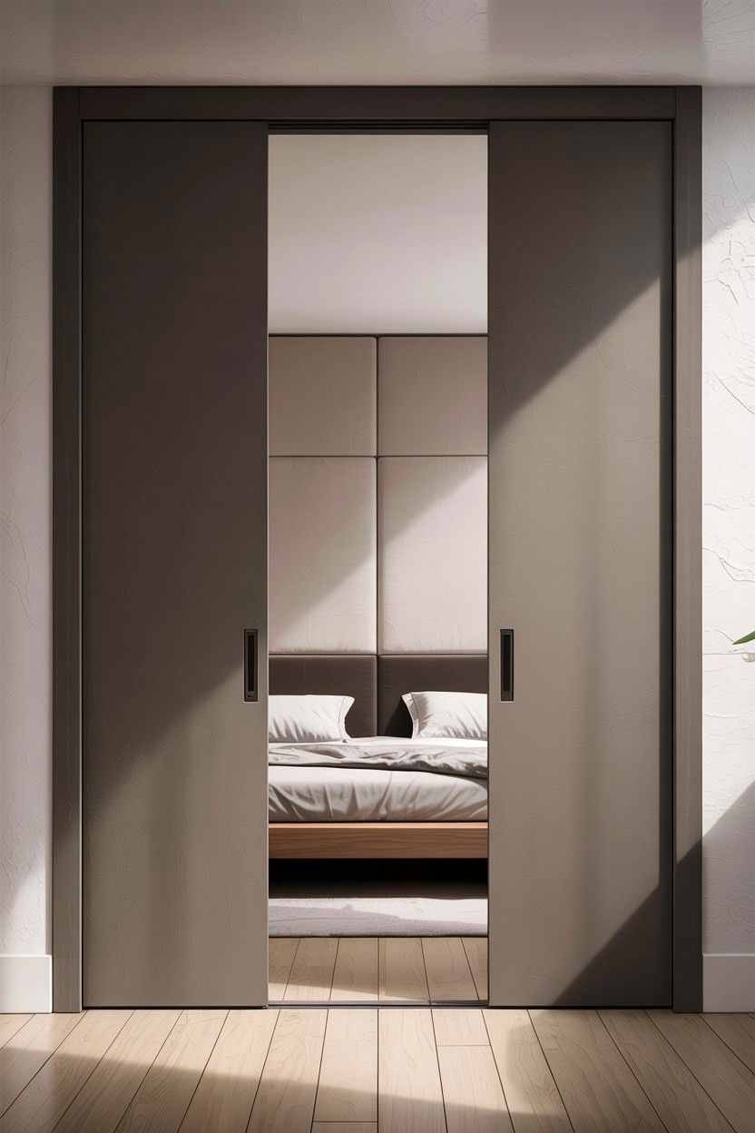Modern Minimalist Sliding Door - 30 bedroom sliding doors