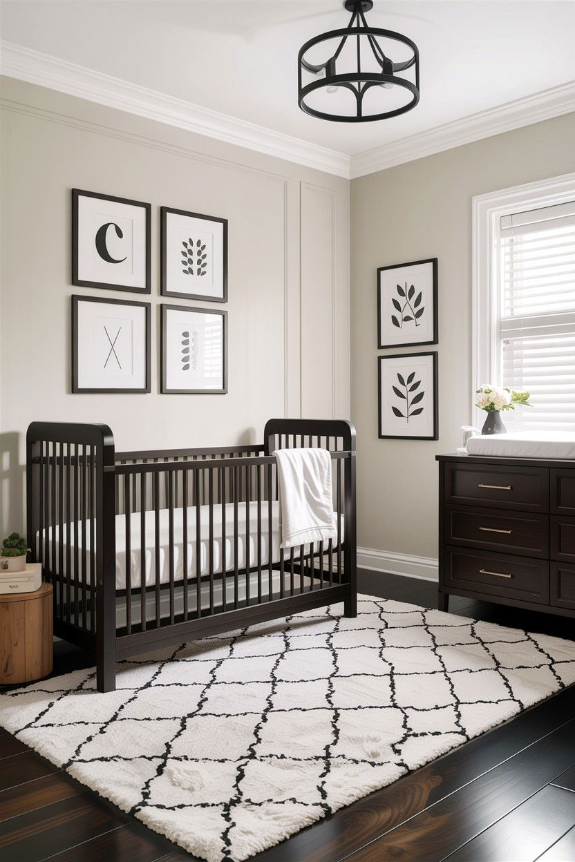 Modern Nursery Layout - 30 baby bedroom ideas