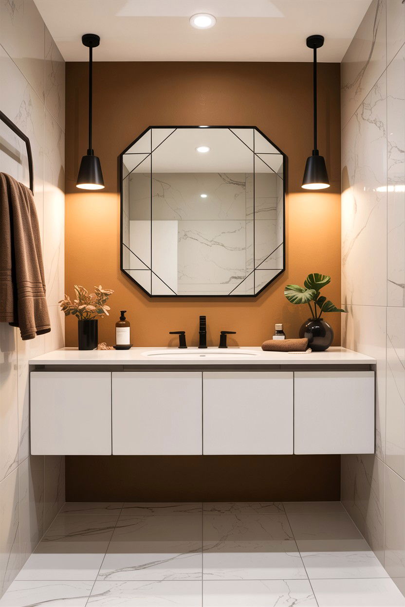Modern Tan And White Bathroom - 30 tan and white bathroom ideas