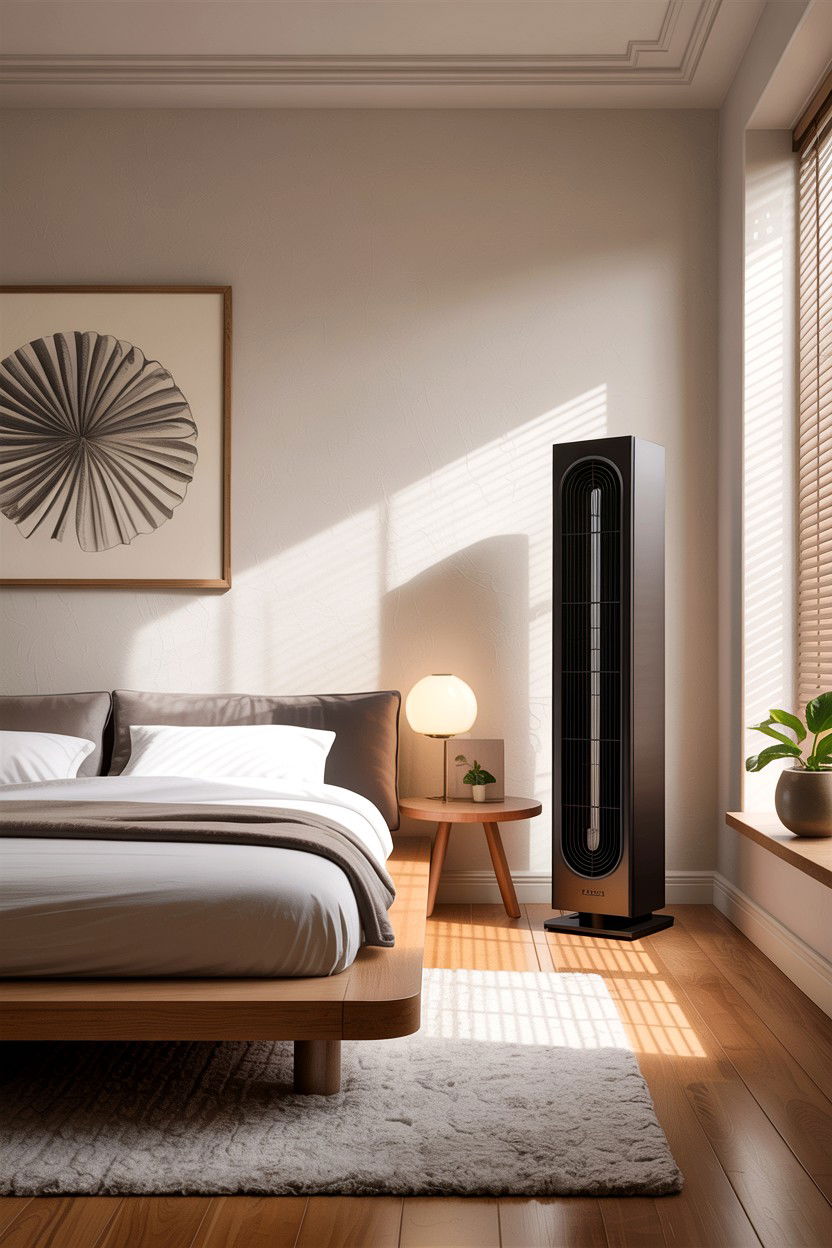 Modern Tower Fan - 30 bedroom tower fans