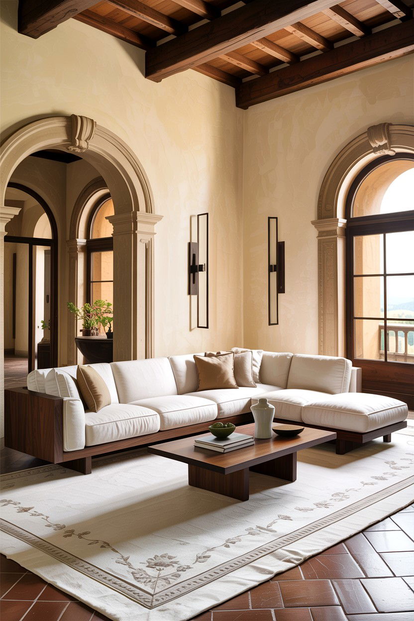 Modern Tuscan Living Room - 30 living room Tuscan furniture ideas