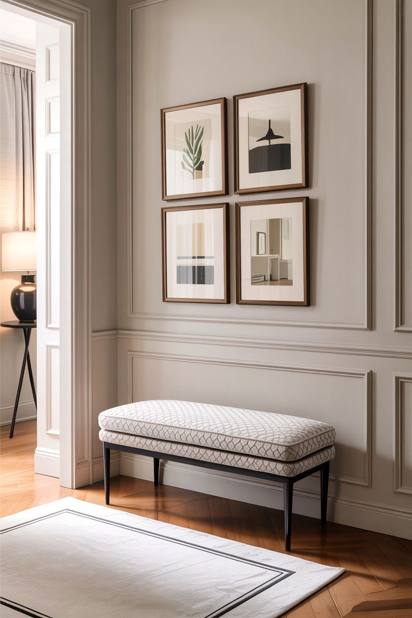 Modern Upholstered Bench - 30 living room Italian furniture ideas