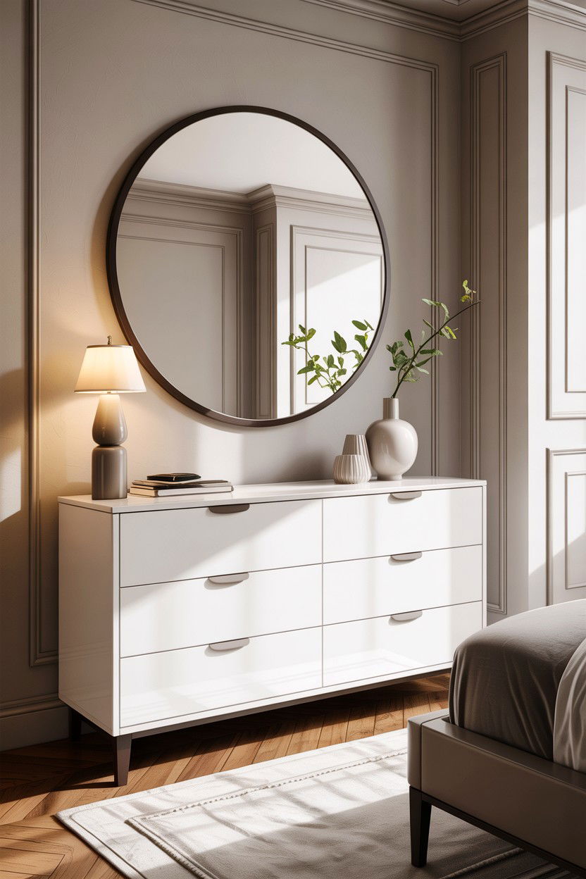 Modern White Dresser - 30 bedroom white dressers