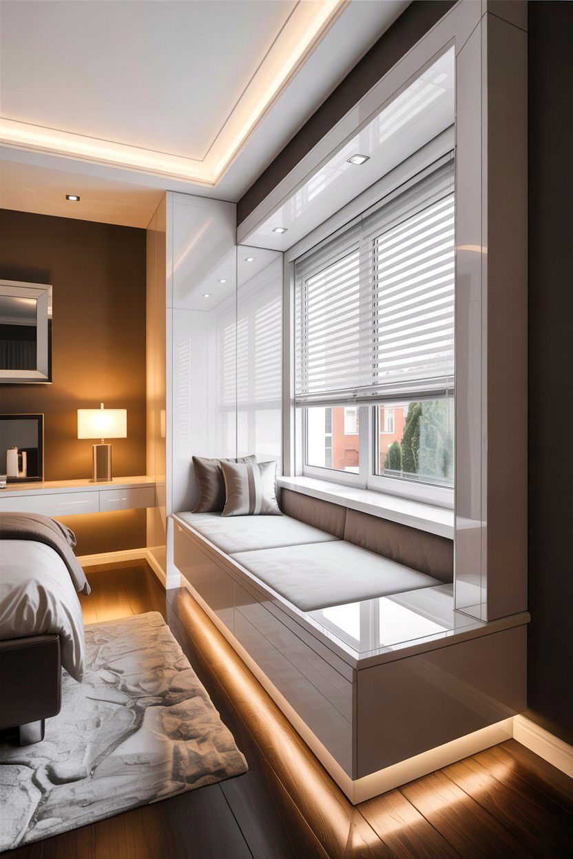 Modern Window Bench - 30 bedroom window benches