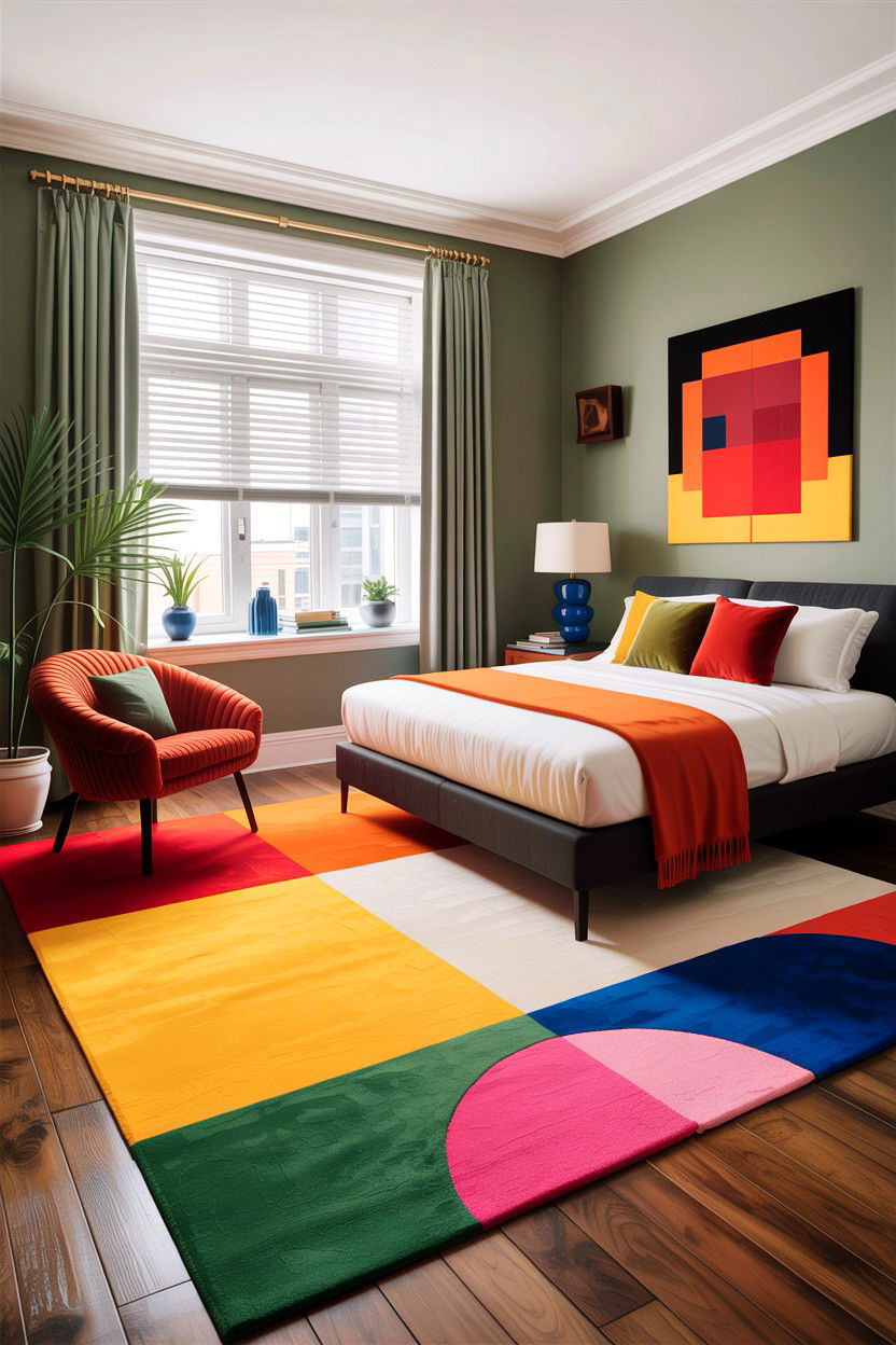 Modern Wool Rug - 30 bedroom wool rugs