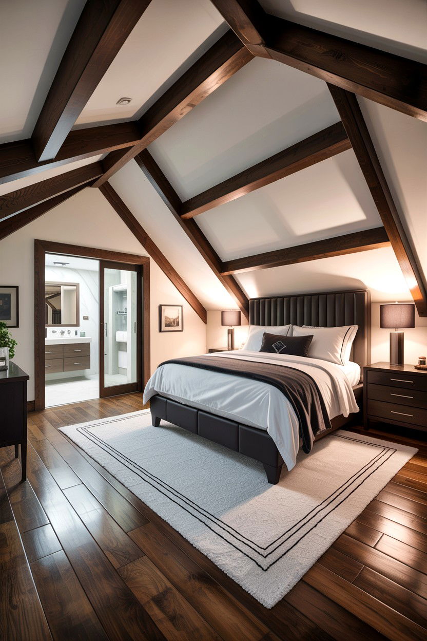 Modern attic master suite - 30 bonus room to bedroom ideas