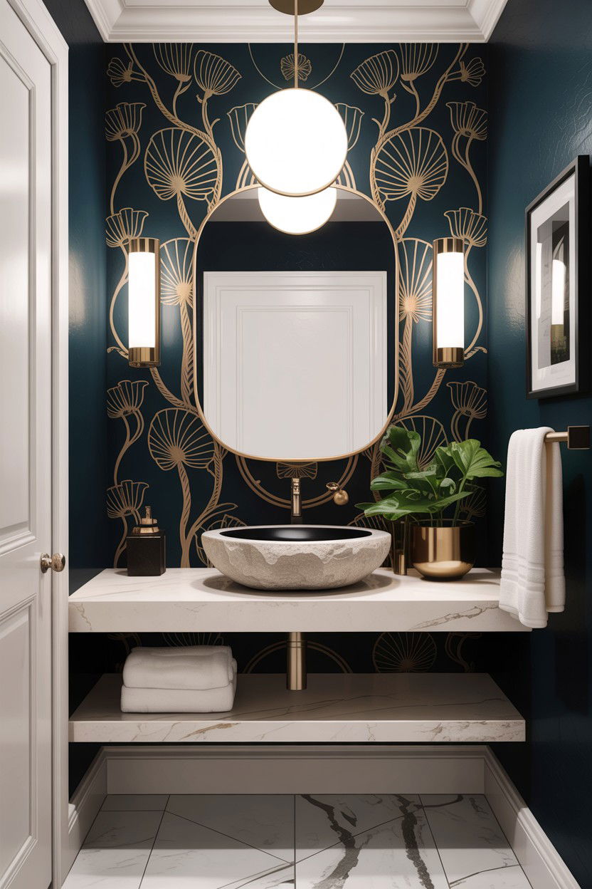 Modern condo powder room - 30 condo bathroom ideas