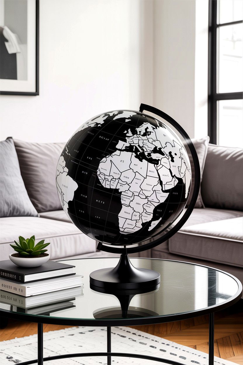 Modern desktop globe - 30 living room globes