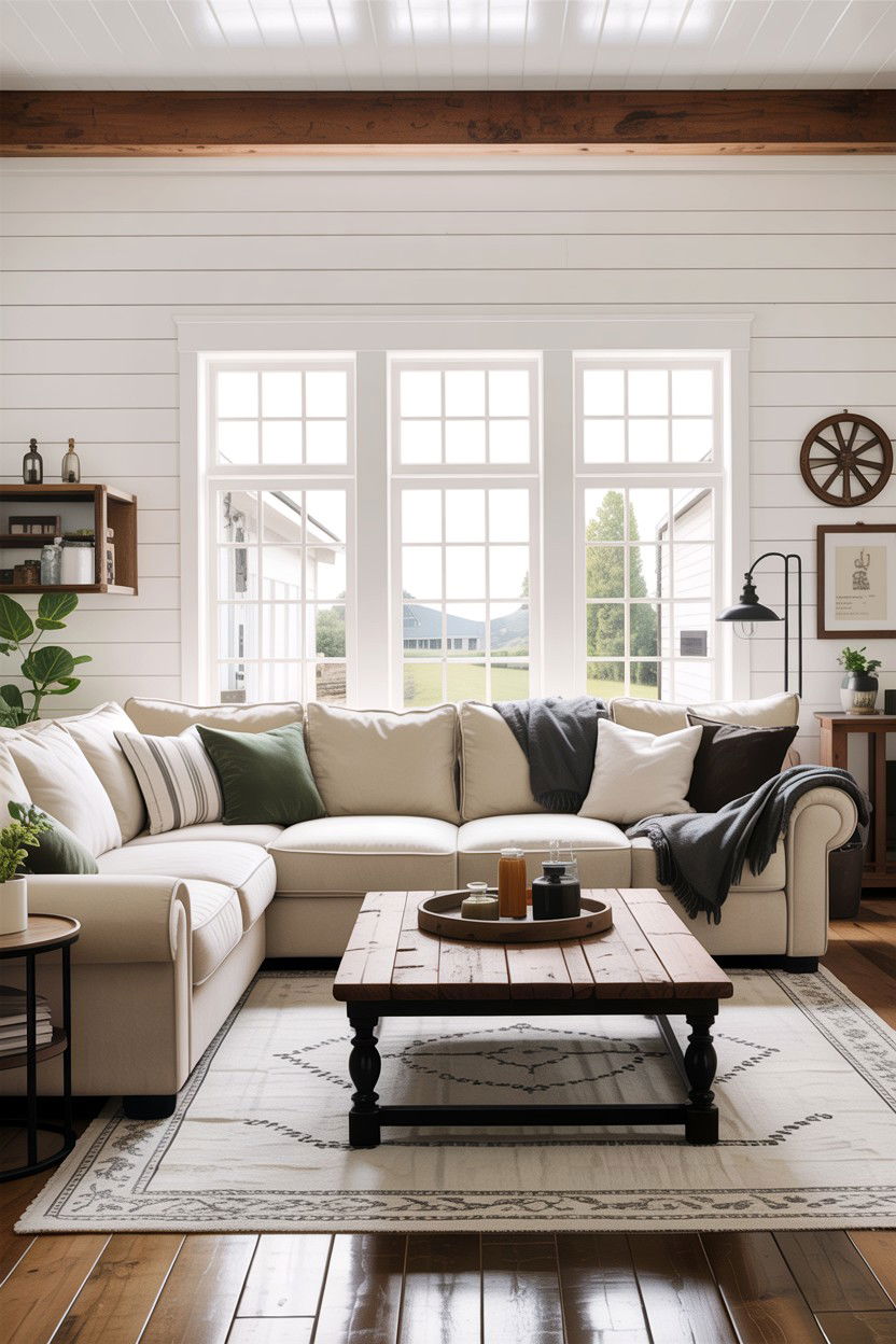 Modern farmhouse living room furniture - 30 living room country furniture ideas