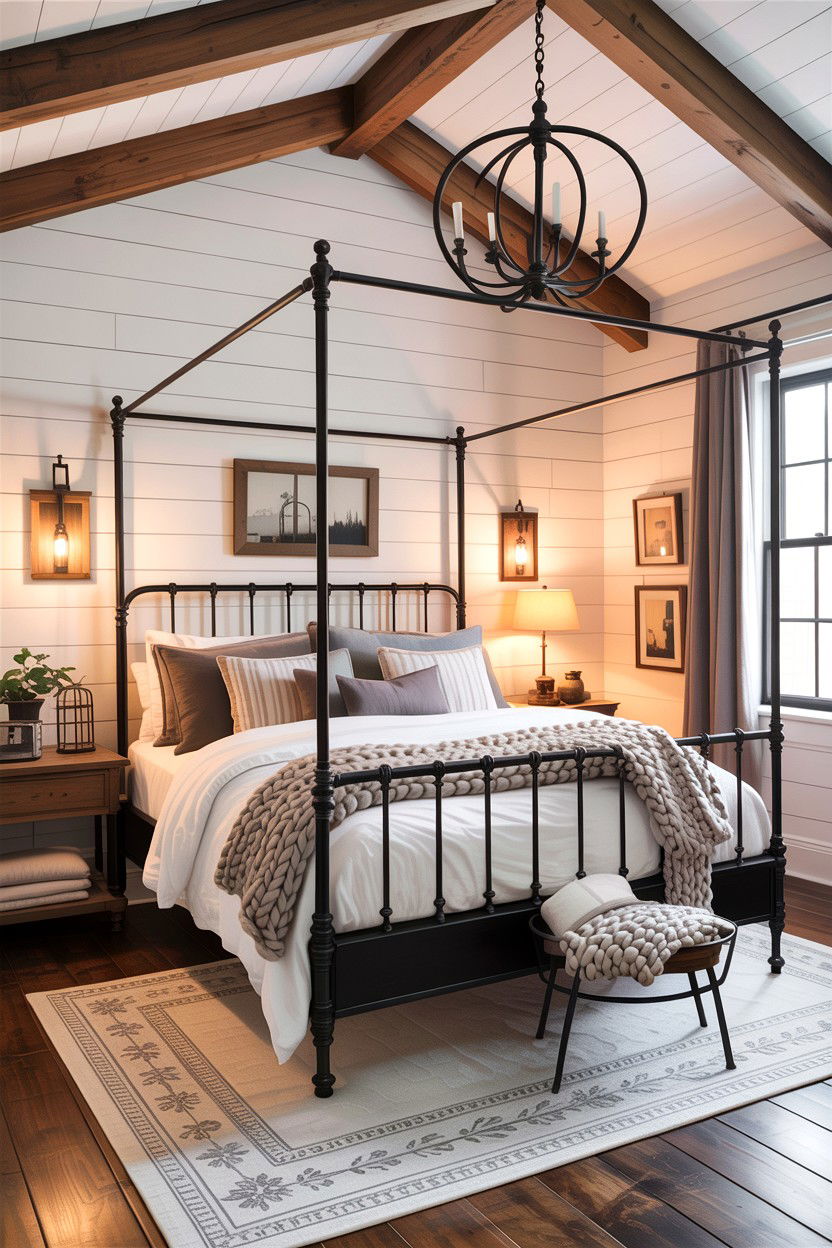 Modern farmhouse luxury bedroom - 30 high end bedroom ideas