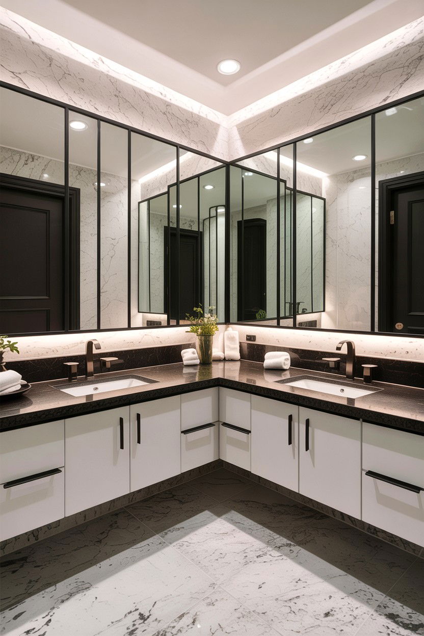Modern granite bathroom - 30 granite bathroom ideas