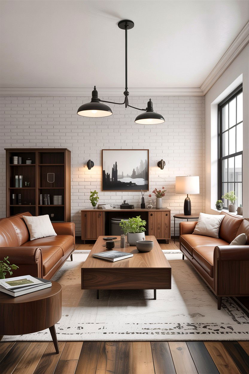 Modern industrial living room - 30 industrial living room ideas