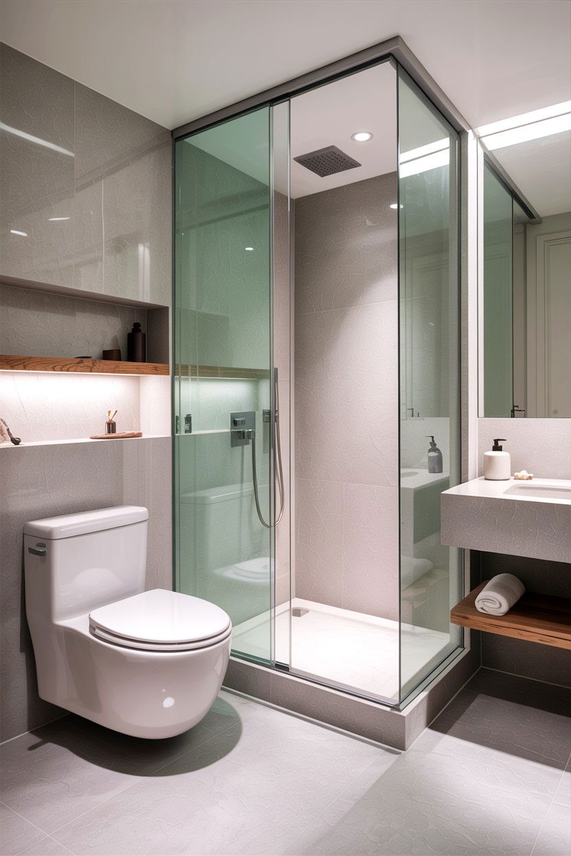 Modern minimalist bathroom - 30 bathroom design ideas