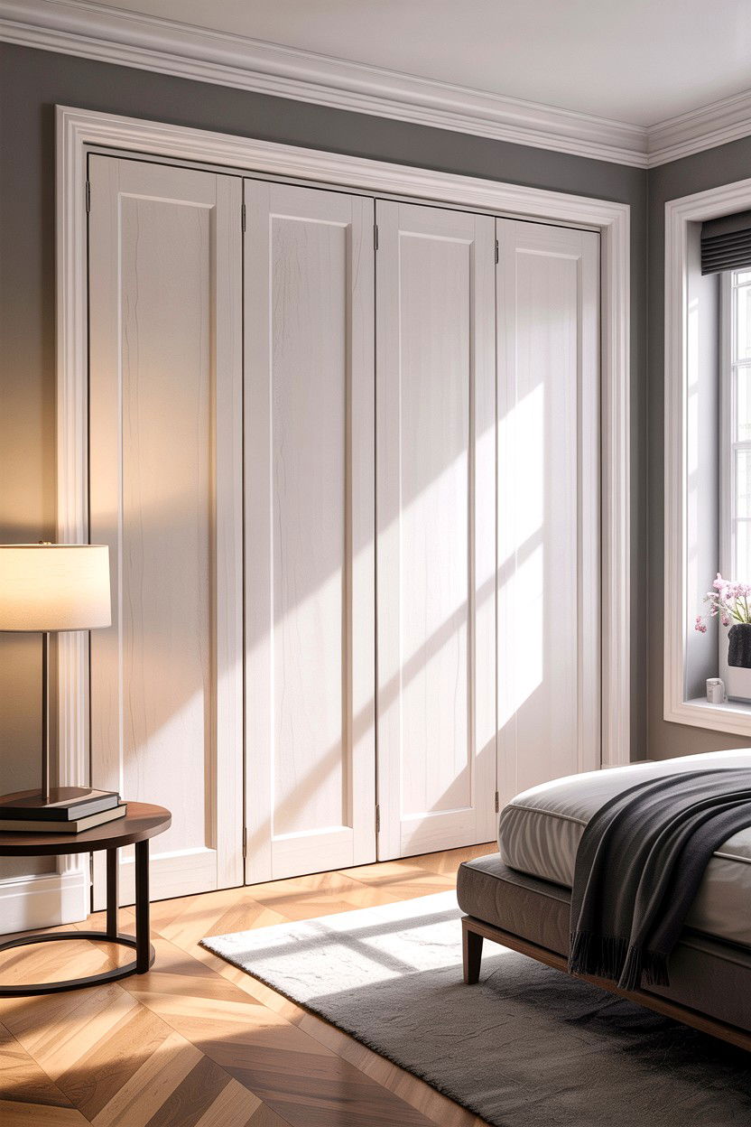 30 Bedroom Bifold Doors to Save Space and Modernize