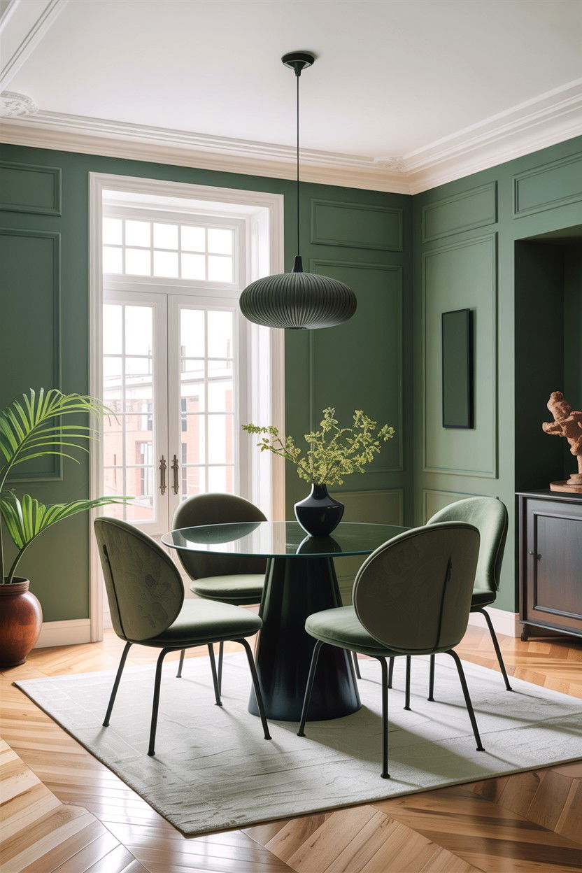 Modern sage dining room furniture - 30 sage dining room ideas