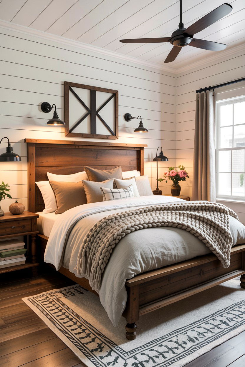 Modern southern farmhouse bedroom - 30 Southern bedroom ideas