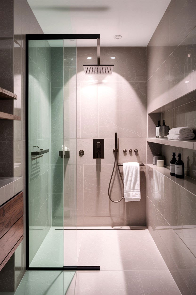 Modern walk in shower - 30 Hansgrohe bathroom ideas