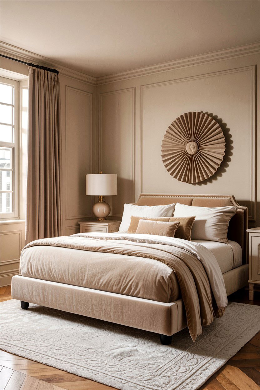 Monochromatic Beige Bedroom - 30 bedroom beige walls