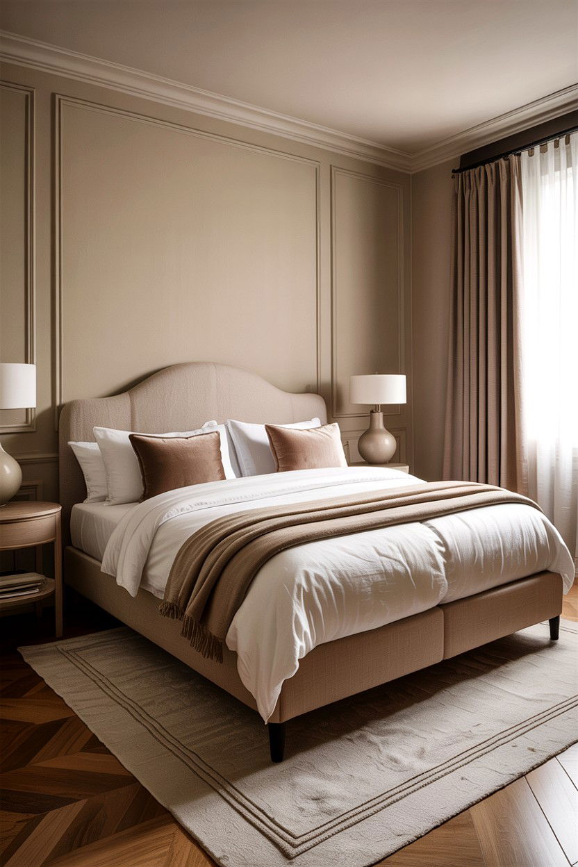 Monochrome Bedroom - 30 boutique hotel bedroom ideas