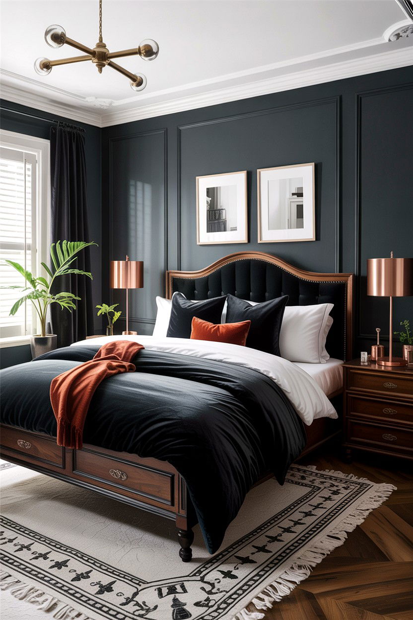 Moody Bedroom - 30 bedroom vision boards