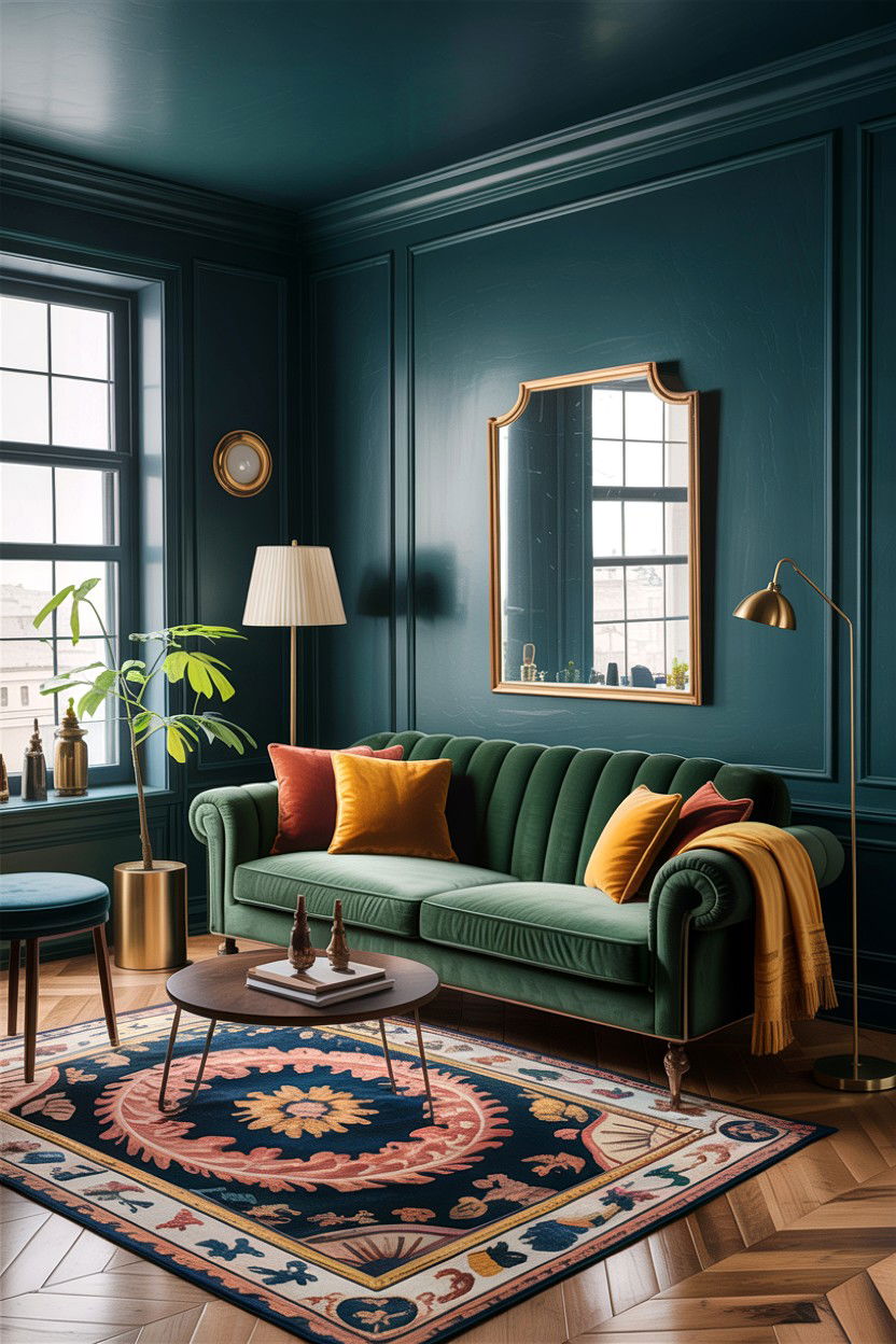 Moody Living Room - 30 living room decor ideas