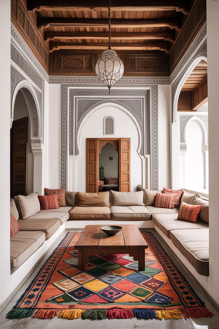 Moroccan Living Room Low Seating - 30 Moroccan living room ideas