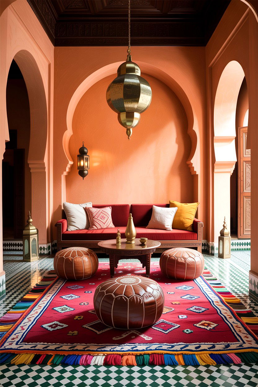 Moroccan Living Room - 30 African living room ideas